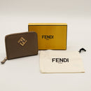 Le Portefeuille Zippé Fendi Diamonds Beige