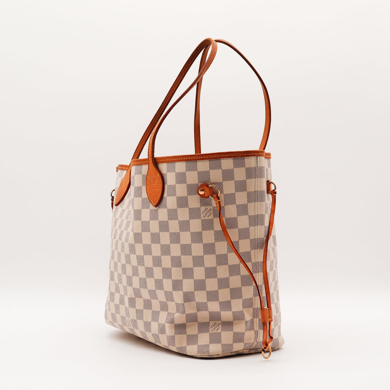 Le Neverfull Mm Louis Vuitton Damier Azur