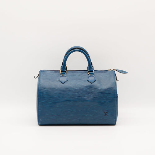 Le Speedy 30 Épi Bleu Louis Vuitton
