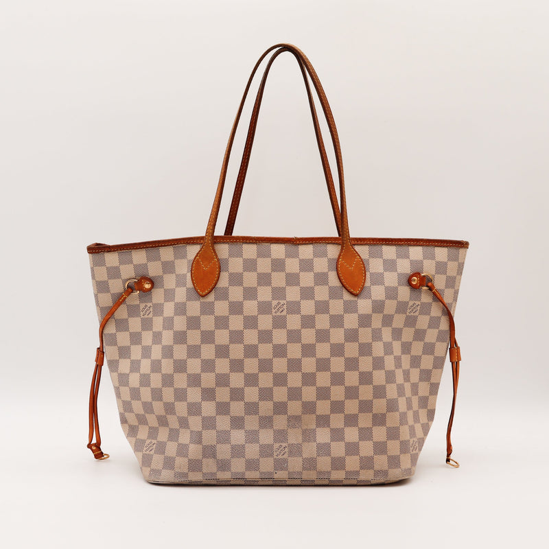 Le Neverfull Damier Azur MM Louis Vuitton