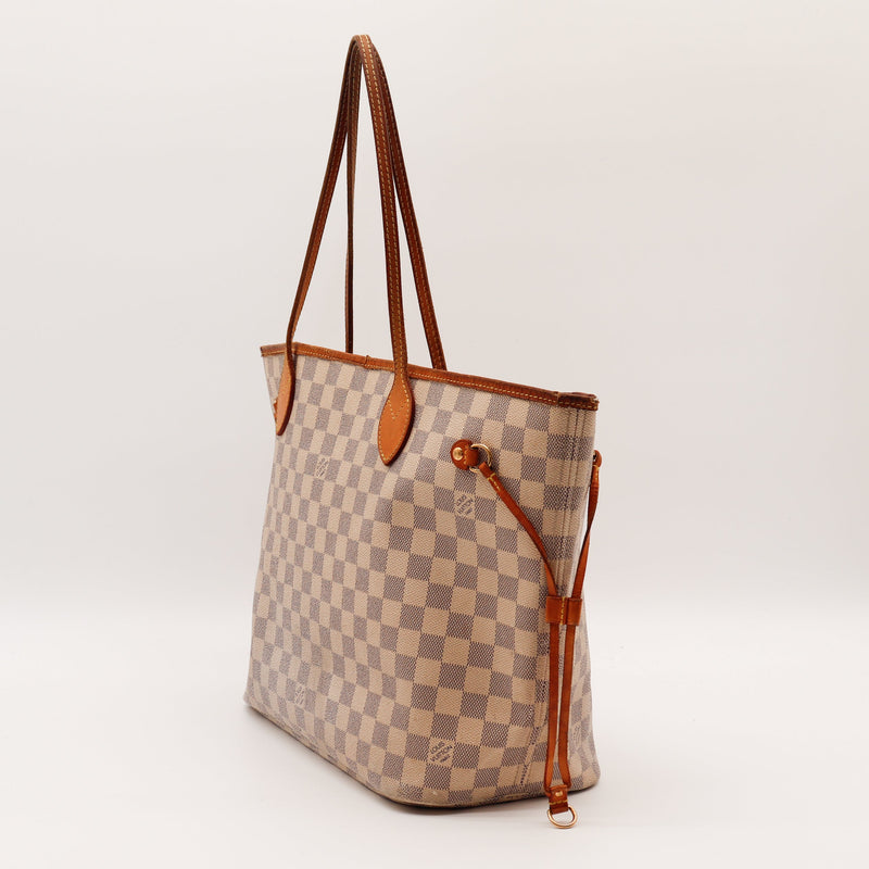 Le Neverfull Damier Azur MM Louis Vuitton