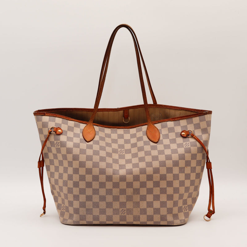 Le Neverfull Damier Azur MM Louis Vuitton