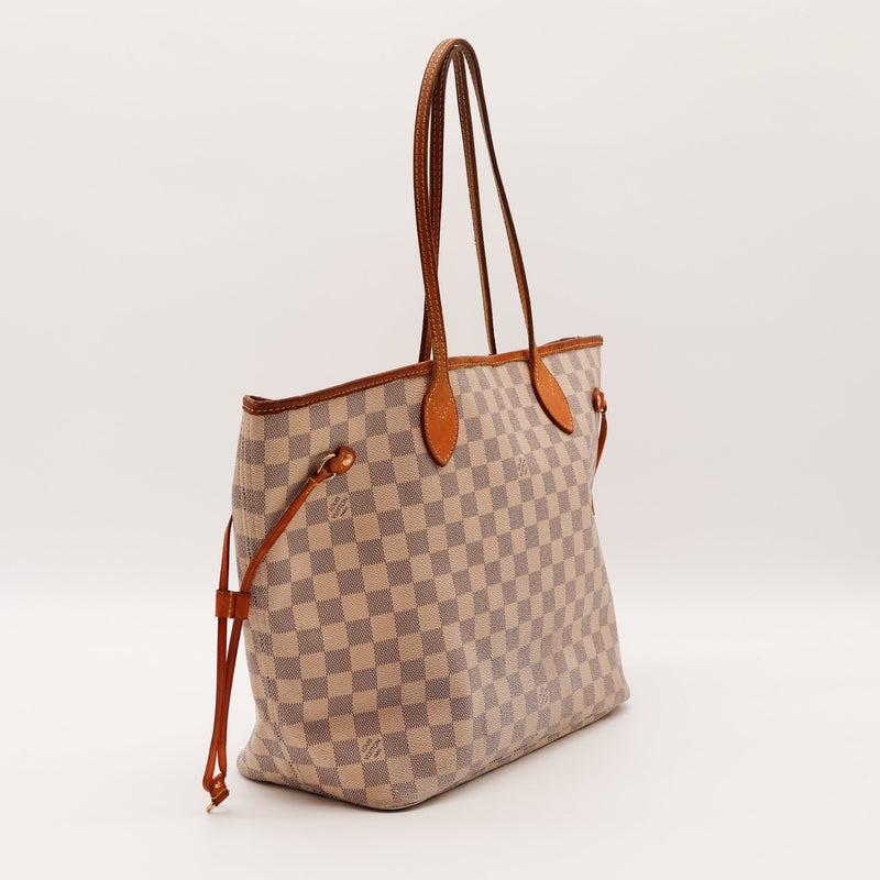 Le Neverfull Damier Azur MM Louis Vuitton