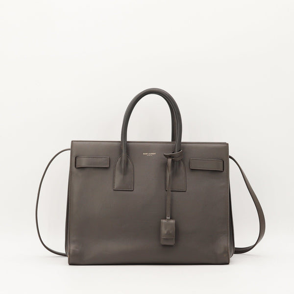 Le Sac De Jour Small Gris Saint Laurent