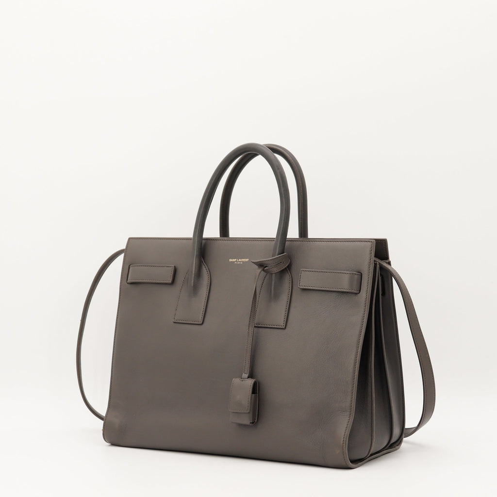 Le Sac De Jour Small Gris Saint Laurent