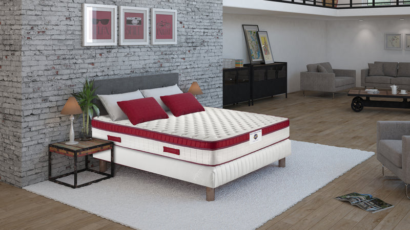 Castelnaud - Matelas - Blanc/Bordeaux