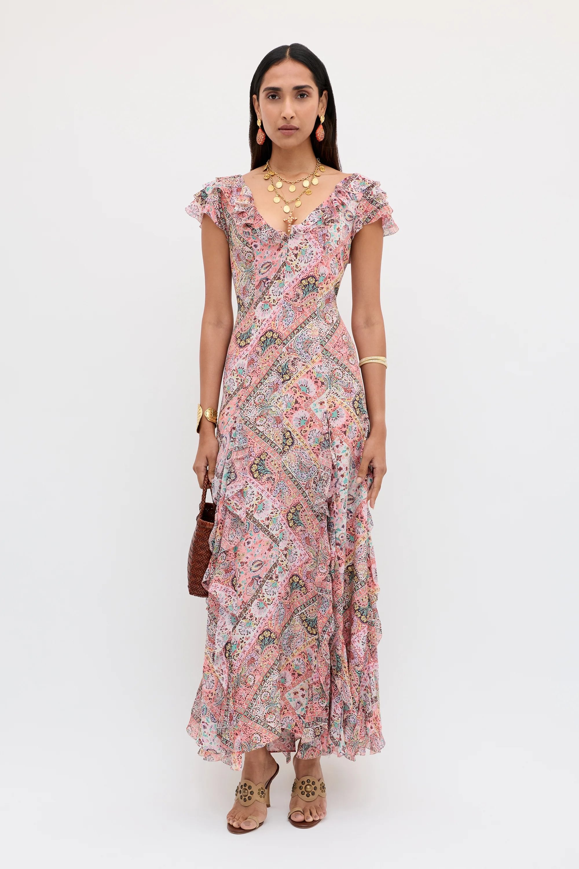 Robe Ambika Cara Bandana Orange