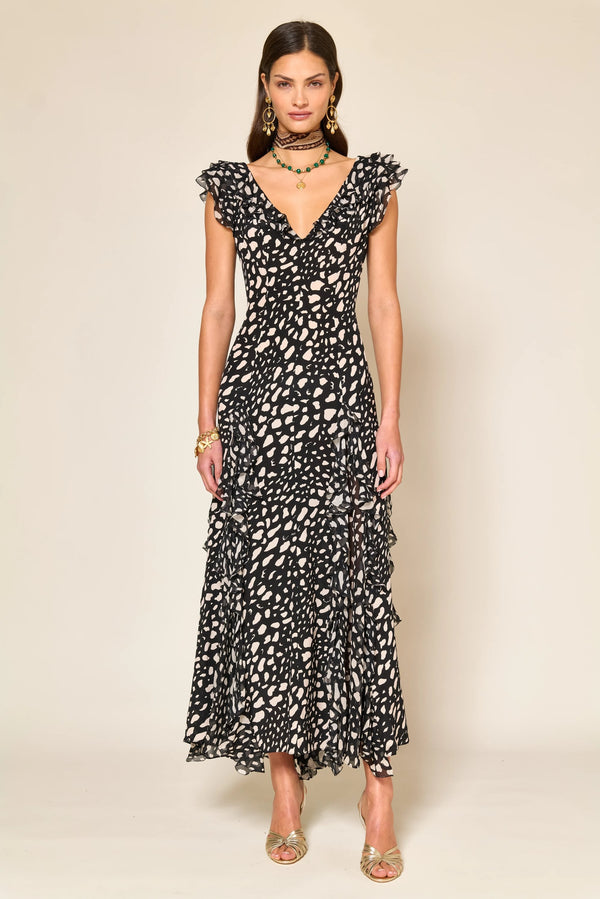 Vestido Ambika Night Leo Negro