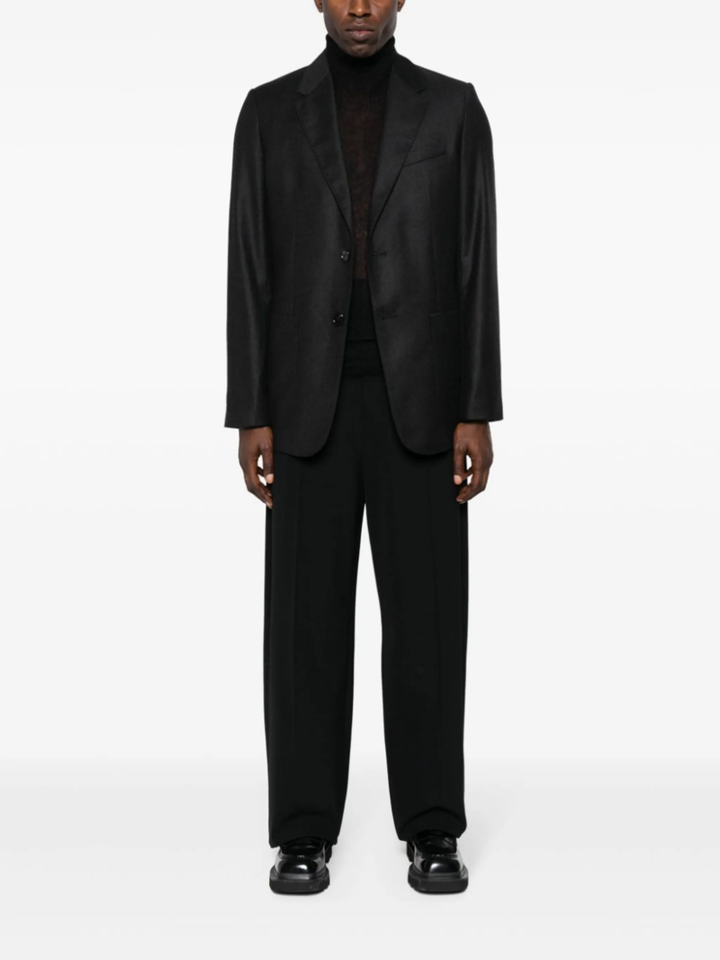 Ami Paris - Blazer Laine Gris Chiné - Femme