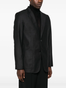 Ami Paris - Blazer Laine Gris Chiné - Femme