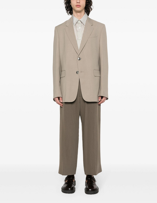 Ami Paris - Blazer Laine Taupe - Femme