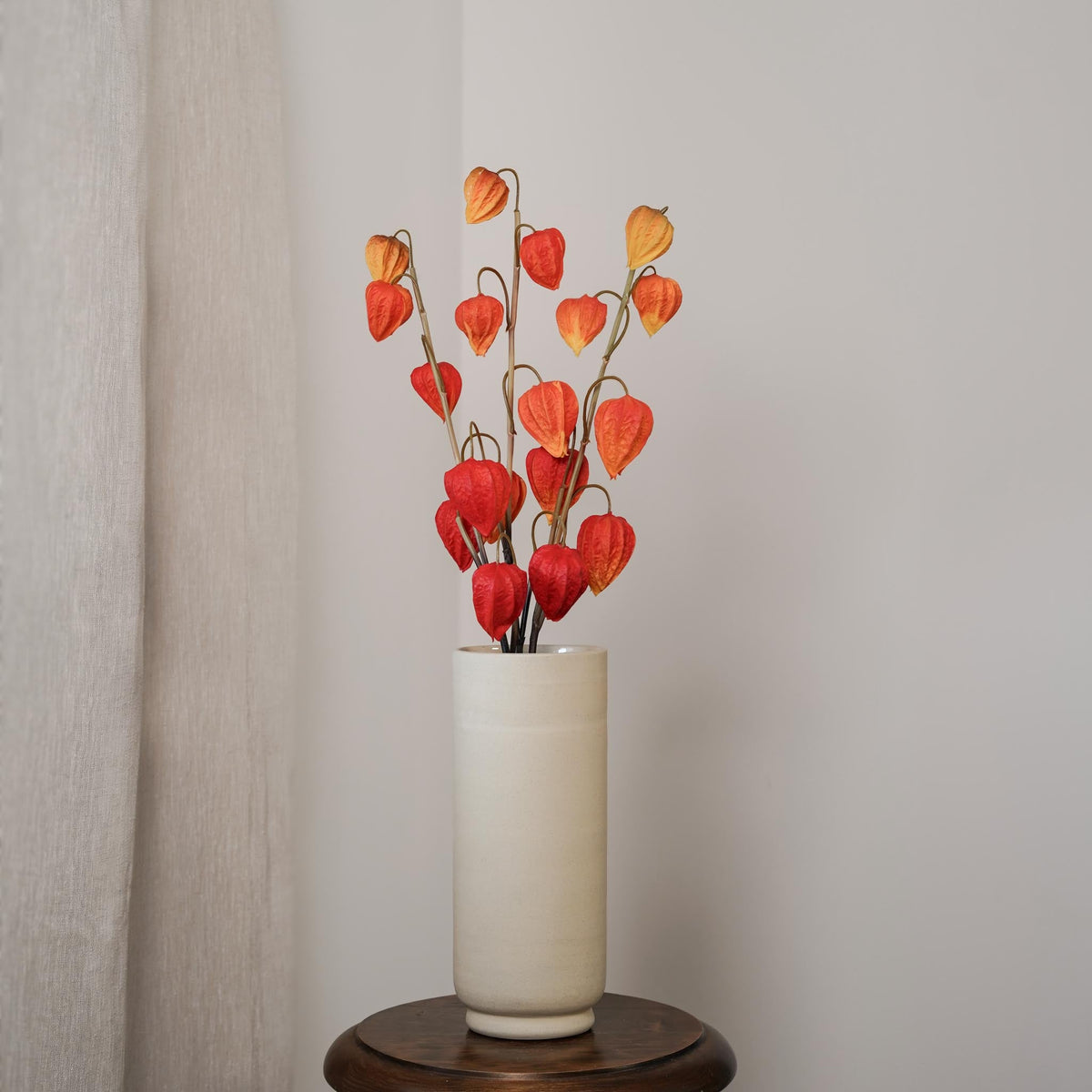 Amour En Cage Artificielle Orange