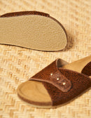 sandals Anais Plates - Pony Leopard Leather