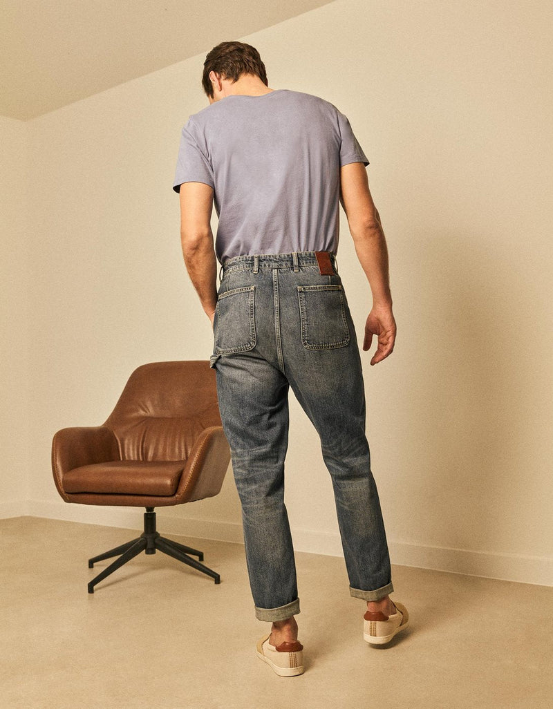 Pantalones cargo Andrew - Azul oscuro - Hombres