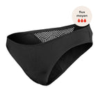Pack of 2 Anna Lace Briefs Medium Flow - Black