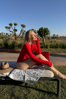 Combinaison Anne-Charlotte - Rouge