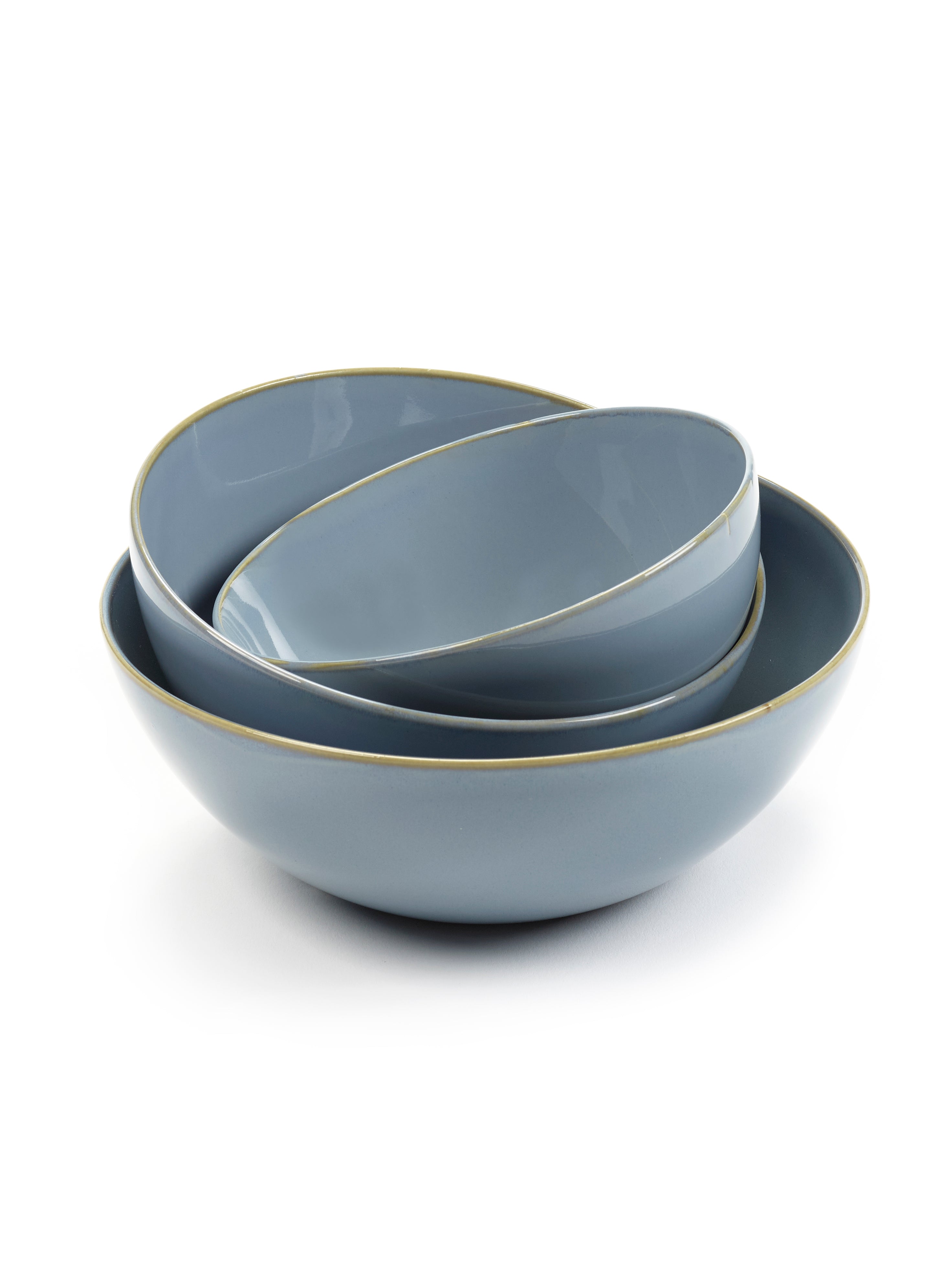Apero Set 3 Pieces - Smokey - Blue - By Anita Le Grelle