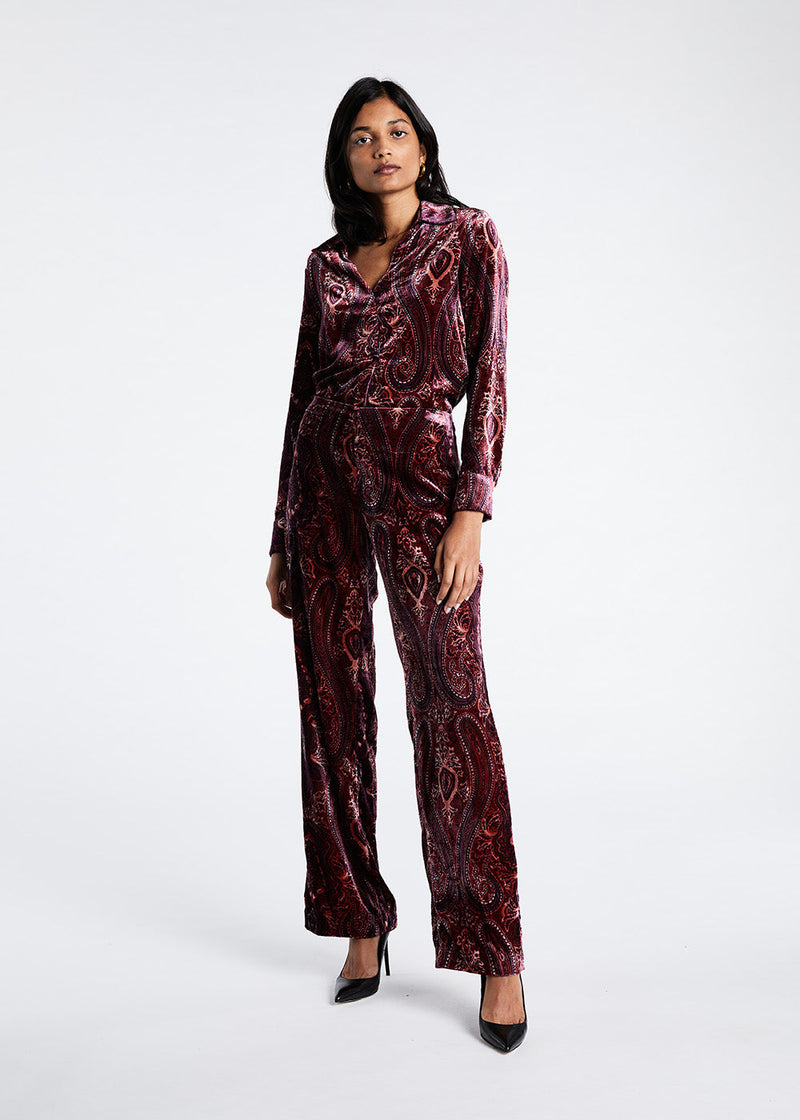 Pantalón Terciopelo Estampado