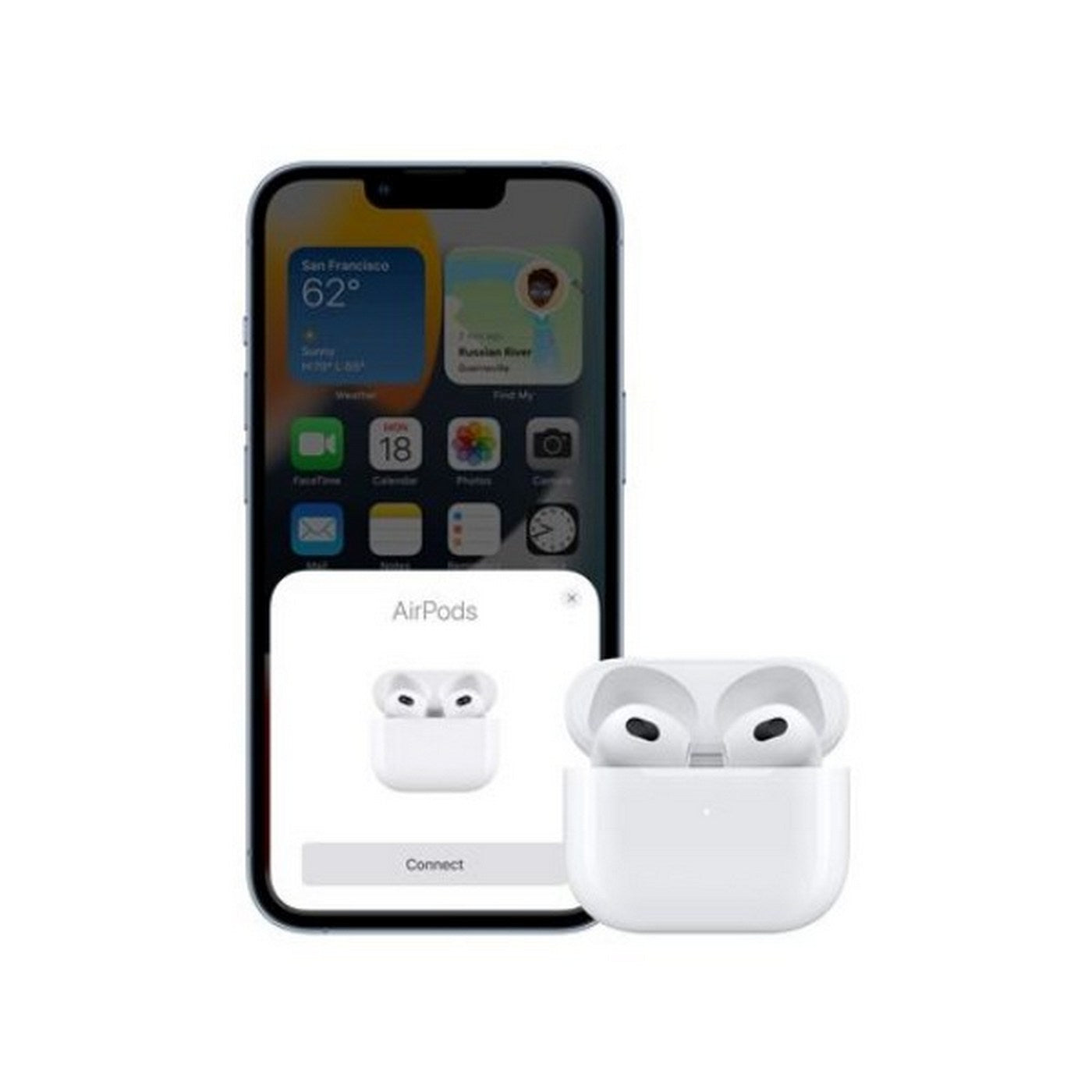 Apple AirPods (3e génération) - Boîtier de charge MagSafe