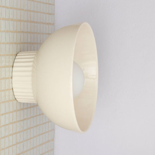 Applique En Céramique Coupo - Blanc Crème