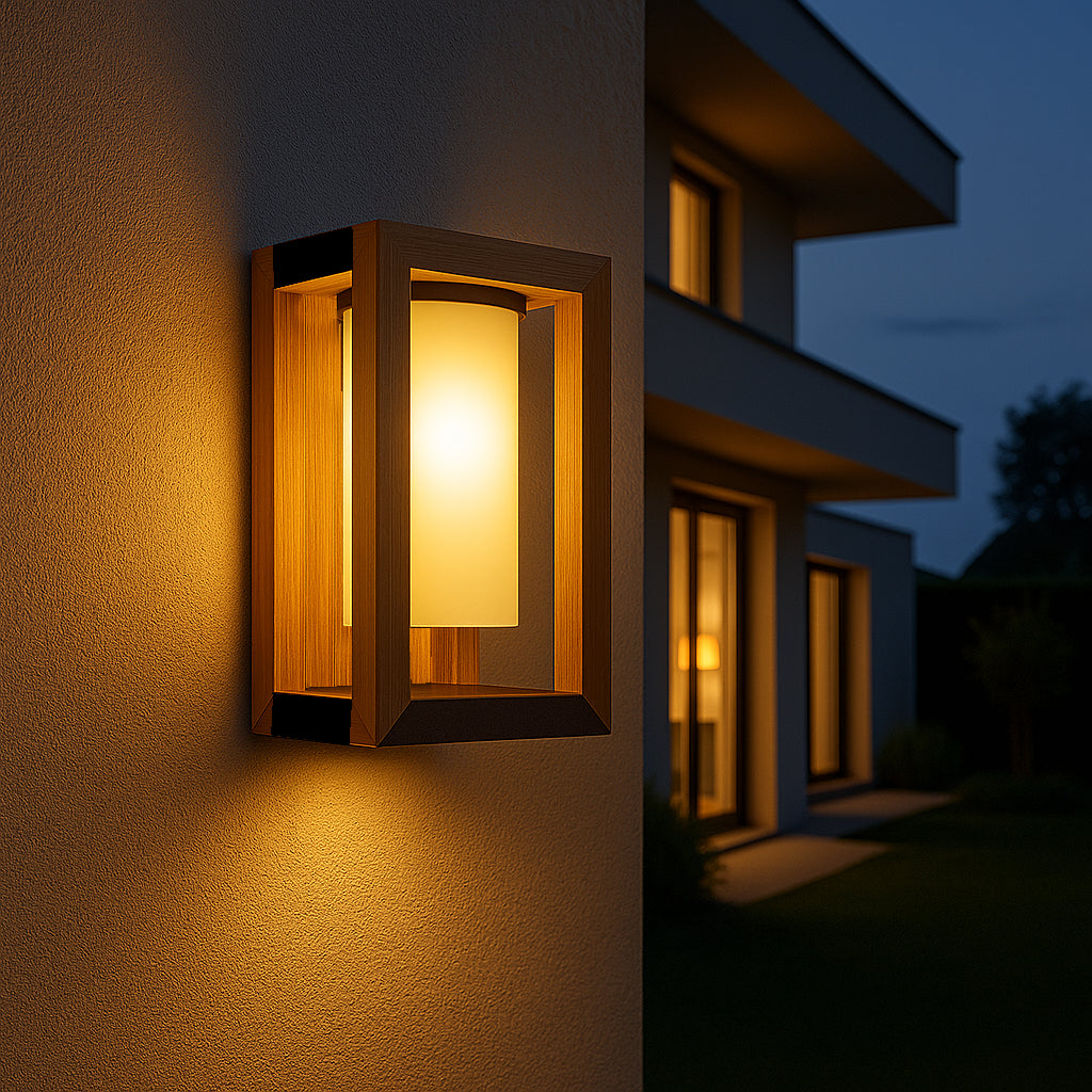 Seraphina - Applique Solaire Décorative - Acier - Marron