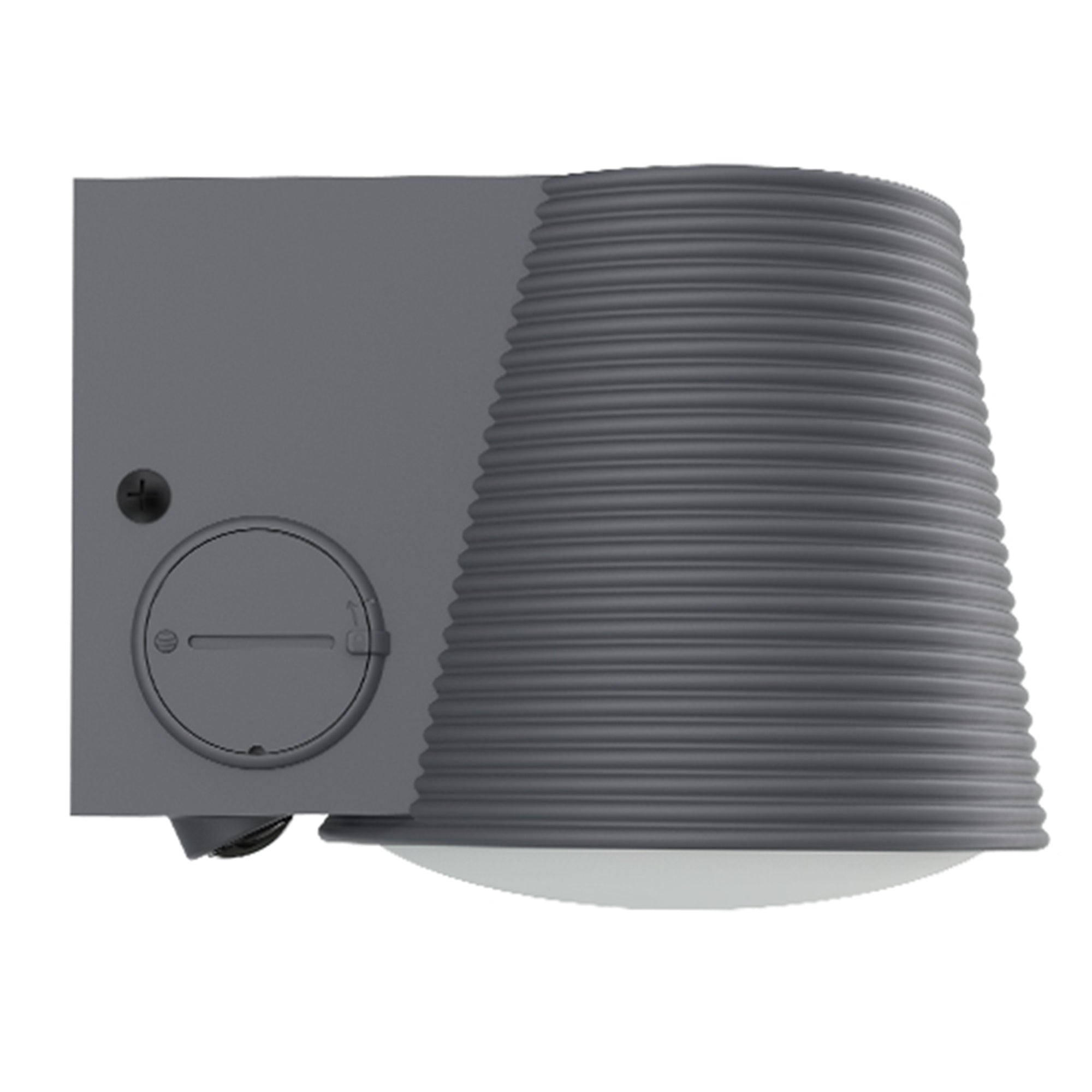 Soline - Decorative Solar Wall Light - Steel - Grey