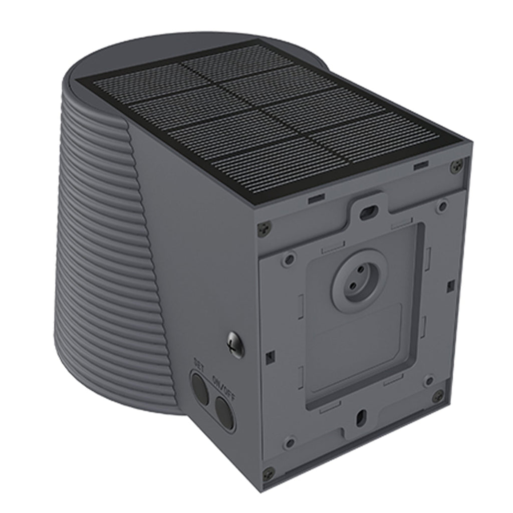 Soline - Decorative Solar Wall Light - Steel - Grey