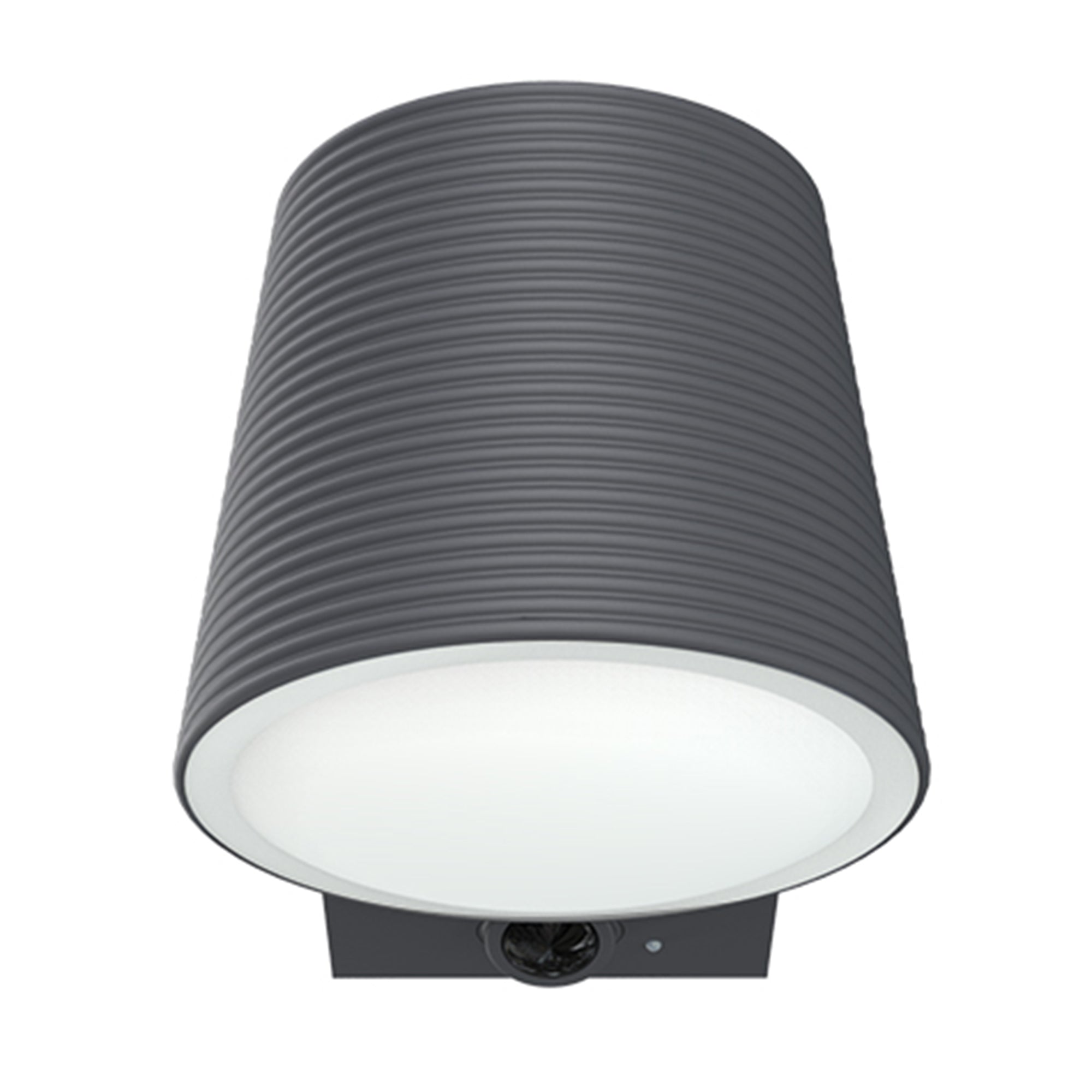 Soline - Decorative Solar Wall Light - Steel - Grey