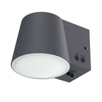 Soline - Decorative Solar Wall Light - Steel - Grey