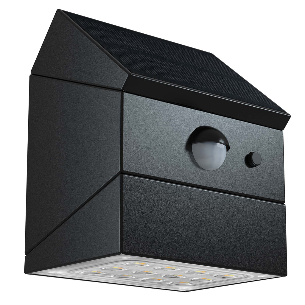 Lumicube - Aplique solar - Plástico - Negro