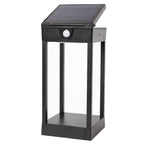 Sunbrik - Applique Solaire Décorative - Acier - Noir