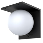 Bolly - Aplique solar decorativo - Acero - Negro
