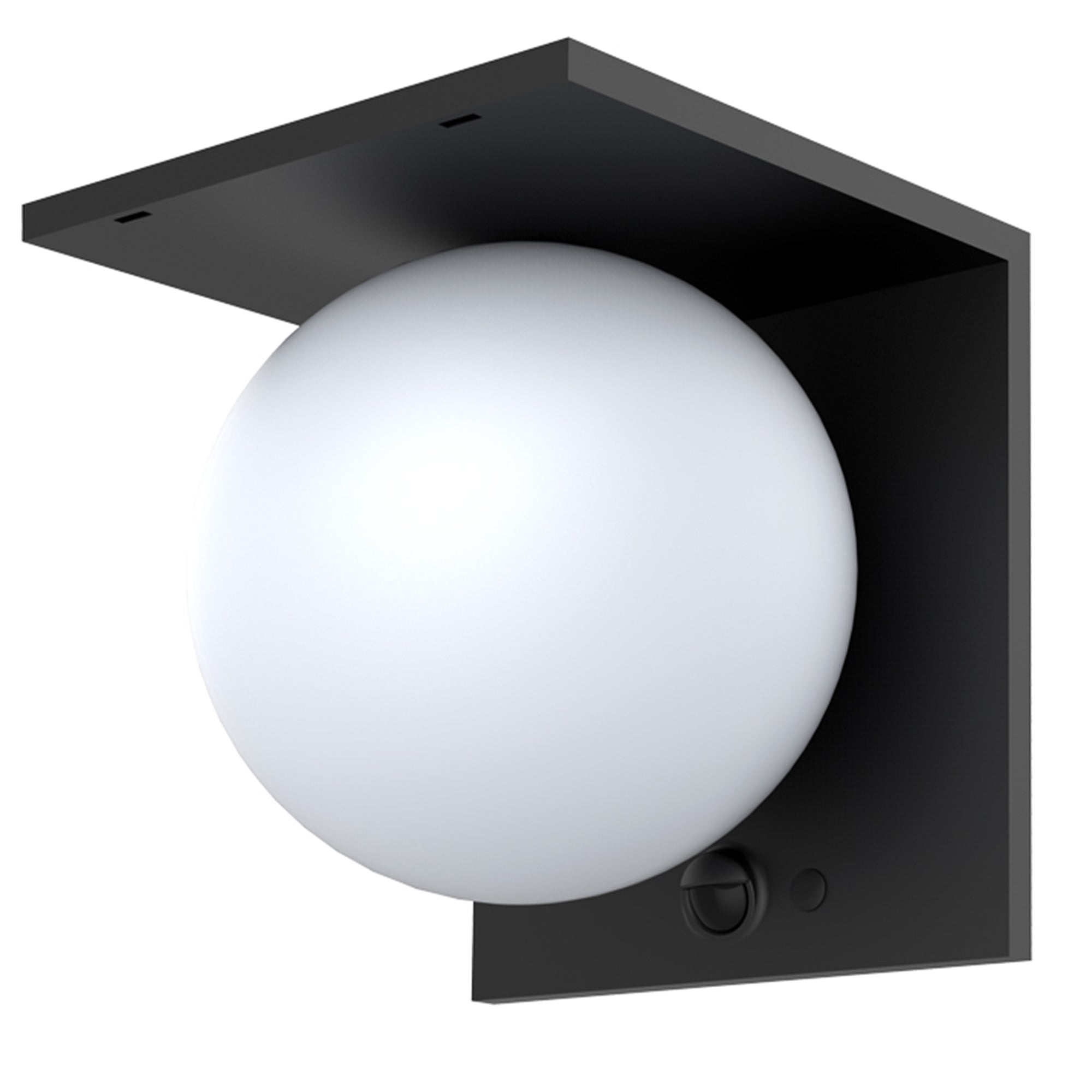 Bolly - Aplique solar decorativo - Acero - Negro