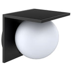 Bolly - Aplique solar decorativo - Acero - Negro