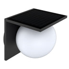 Bolly - Aplique solar decorativo - Acero - Negro