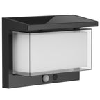 Zeany - Applique Solaire Décorative - Acier - Noir