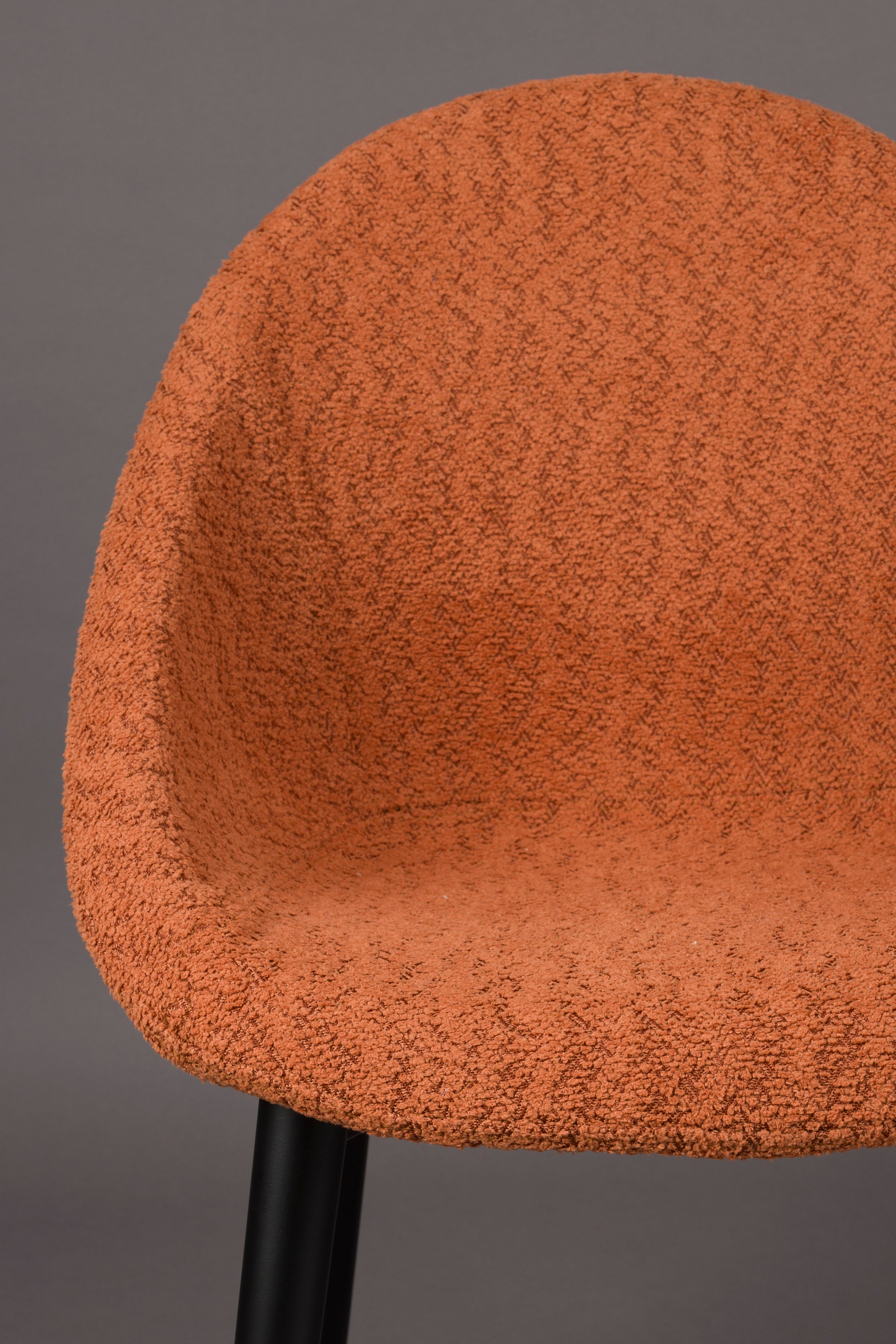 Fenna - Chair - Polyester - Terracotta Red
