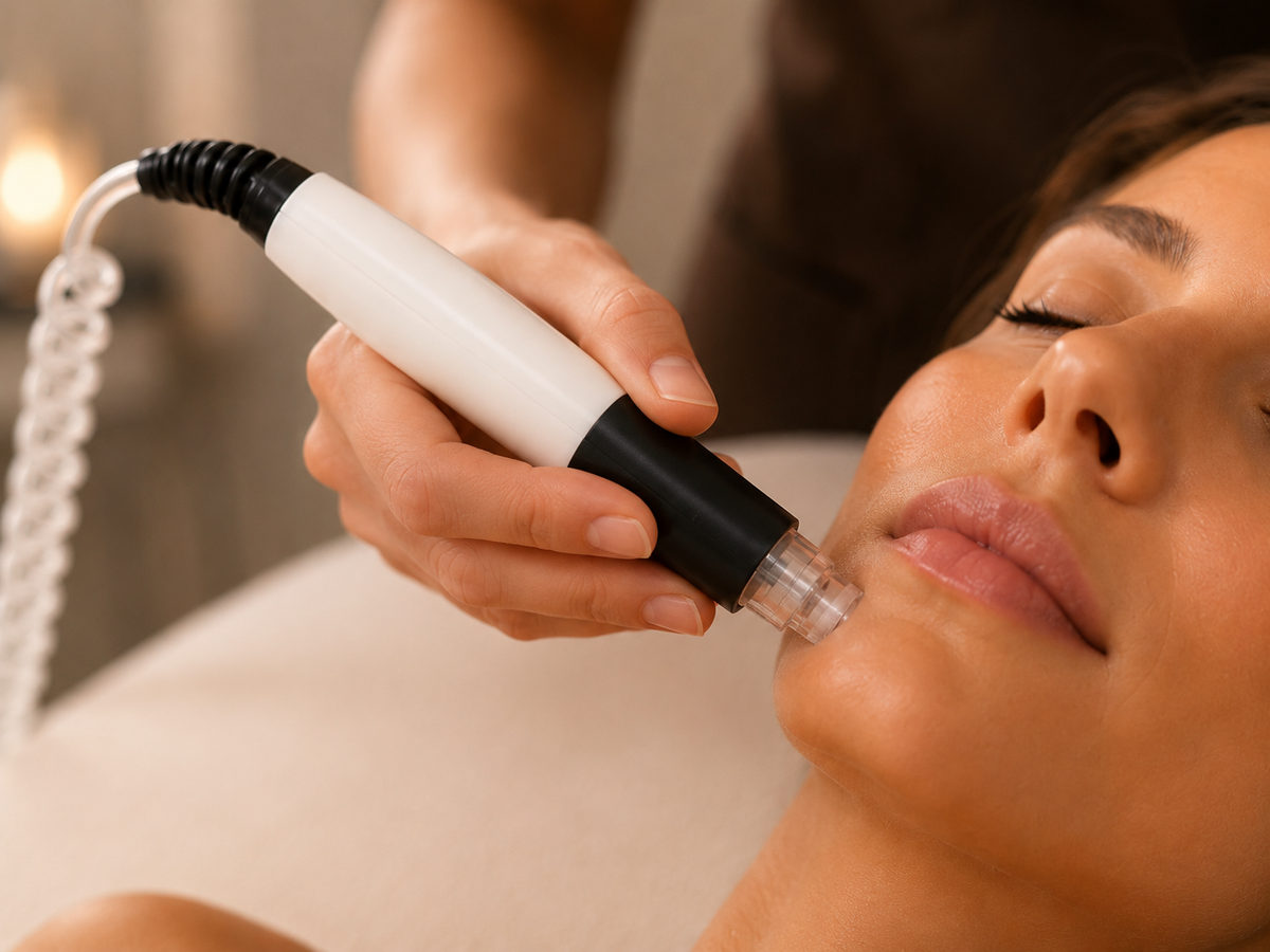 Aquafacial – Pulizia profonda e luminosità immediata + diagnosi – 30 min – 1 seduta