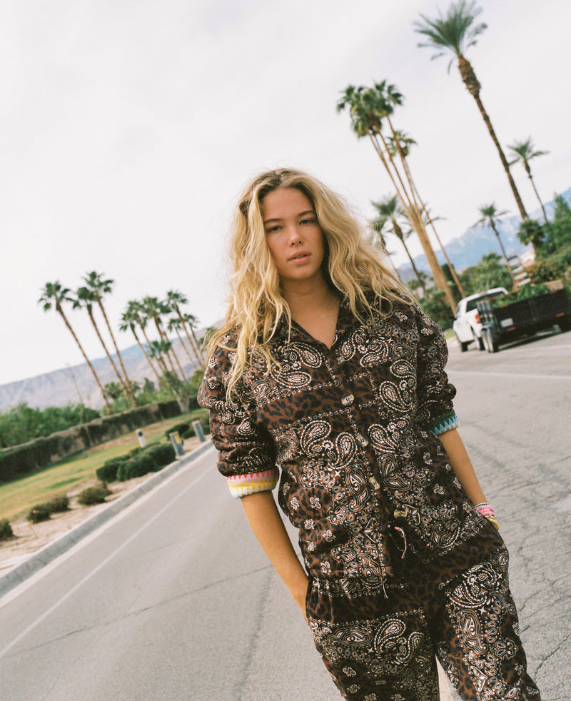 Quilt Leopard Jacket