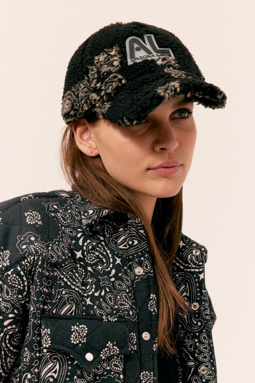 Casquette Fourrure - Noir Bandana