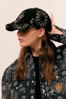 Casquette Fourrure - Noir Bandana