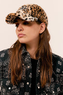 Casquette Fourrure - Léopard
