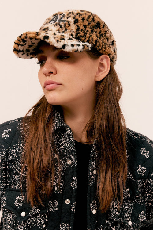 Casquette Fourrure - Léopard