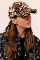 Casquette Fourrure - Léopard