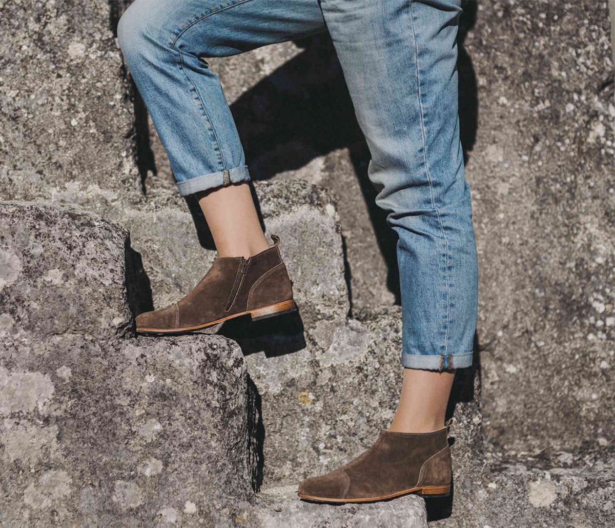Zapatos Bajos Armelle - Terciopelo Ardilla - Mujer