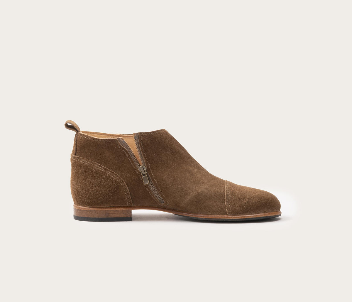 Scarpe Basse Armelle - Velluto Tortora - Donna