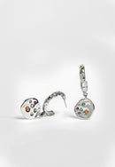 Créoles En Argent Sadie Coin - Argent