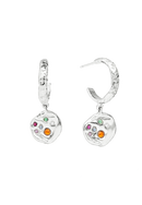 Créoles En Argent Sadie Coin - Argent