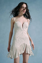 Vestido Henley - Off White