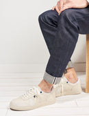 Arthur Low Sneakers - Ecru Leather and Suede